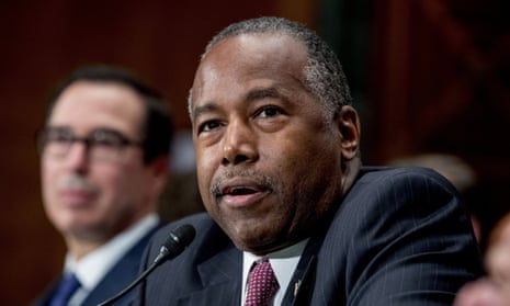 Ben Carson, secretary of housing and urban development, whose department has proposed the rule change.