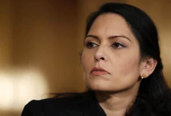 The home secretary, Priti Patel.