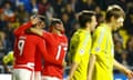 Benfica celebrate at Astana