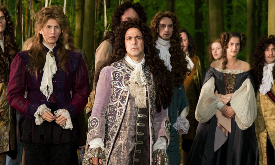 Stanley Tucci as the Duc d’Orléans in A Little Chaos