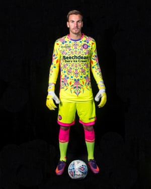 Wycombe Wanderers goalie kit.