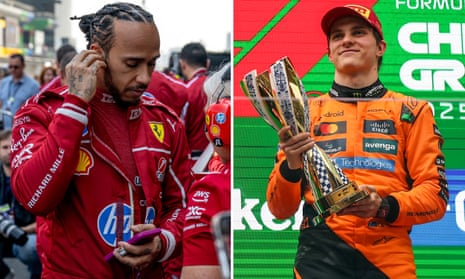 Piastri wins F1 Chinese GP but woe for Ferrari as Hamilton and Leclerc  disqualified | Formula One 2025 | The Guardian