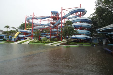 When the flooding was at its peak in early October.