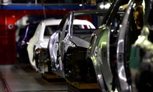 The Mercedes-Benz assembly line in Bremen, Germany.