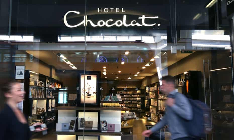 a Hotel Chocolat store