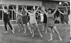 A keep fit class at Impington in 1965.