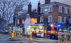 Fire partly destroys Grade-II listed London pub