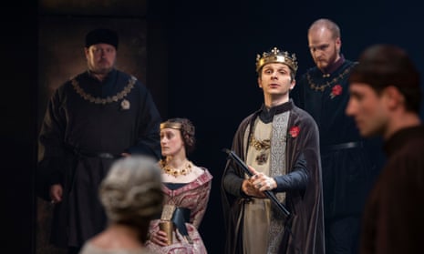 Frail body, strong mind … Mark Quartley in Henry VI: Rebellion at the Royal Shakespeare theatre.