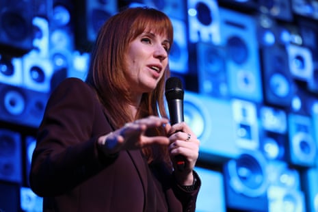 Angela Rayner speaking at the night-time economy summit in Liverpool.