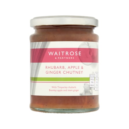 Waitrose Rhubarb Apple Ginger Chutney320g