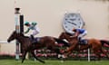 Porta Fortuna, ridden by Tom Marquand, wins the Coronation Stakes