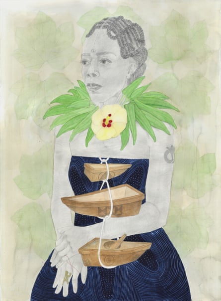 The Warrior mediates all the forces of nature by Charmaine Watkiss.