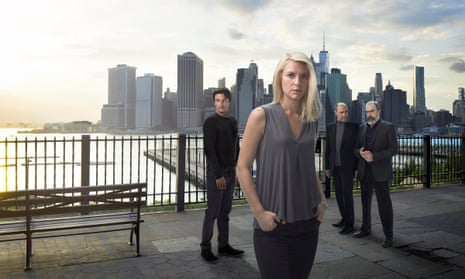 Rupert Friend, Claire Danes, F Murray Abraham and Mandy Patinkin in Homeland