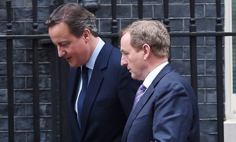 David Cameron and Enda Kenny at Number 10 Downing Street.