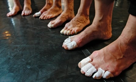‘The precariousness of work makes people less inclined to rock the boat’ … dancers’ toes.