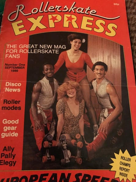 Arnold on the cover of Rollerskate Express magazine in 1980.