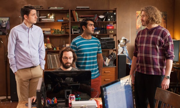 A scene from Silicon Valley, the HBO comedy, which has helped spawn a tech jargon dictionary.