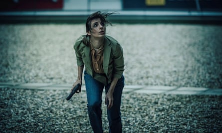 A multilingual, sexy, gun-toting, imperturbable terminator … eyneb Saleh as Maria Köhler in Munich Games.