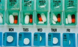 Antiretroviral medication is seen in Lusikisiki, South Africa.