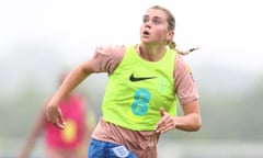 Alessia Russo pictured during an England training session at St George’ Park