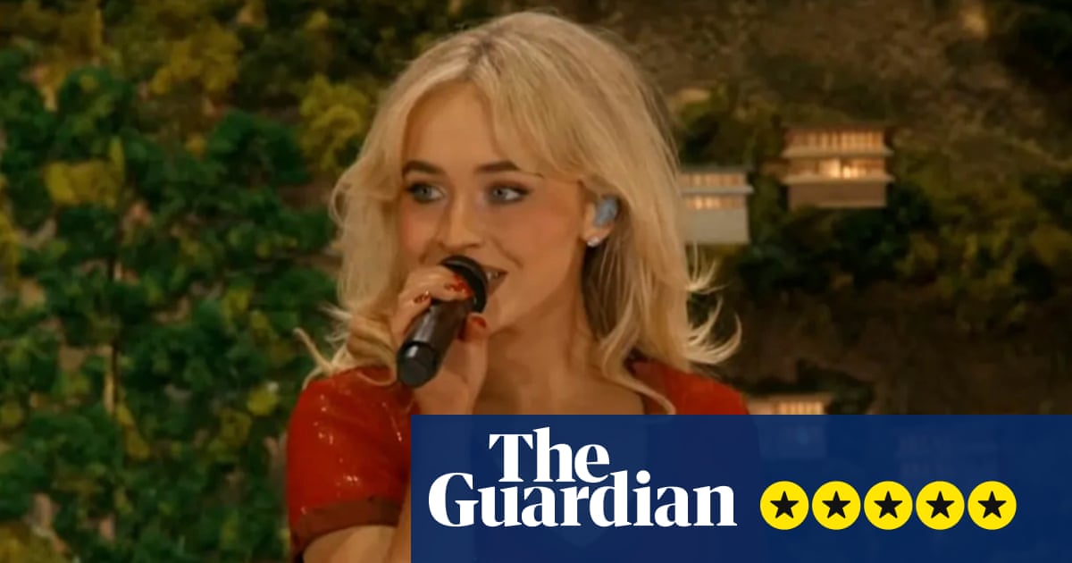 Sabrina Carpenter at Coachella review – madcap maximalism from pop savant