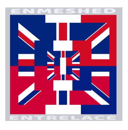 Brian Eno’s image merges the union flag and the French tricolour