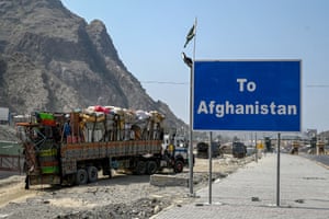 Afghan refugees wait for deportation