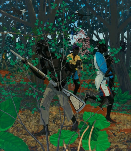 Kerry James Marshall, Abduction of Olaudah and His Sister, 2023.