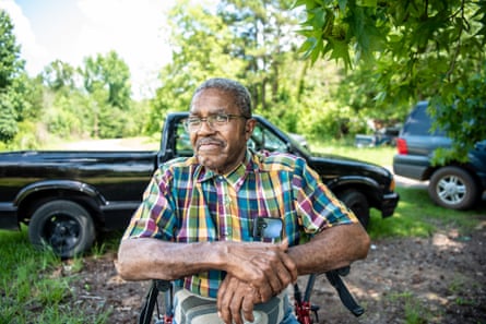 David McPherson sits connected his spot successful Lowndes County, Alabama, wherever he continues to unrecorded without a moving septic system.