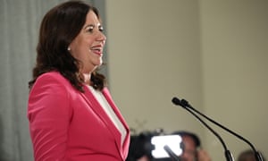 Third term Queensland premier Annastacia Palaszczuk on Saturday night.