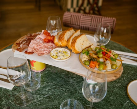 The antipasti plank at Jamie’s Italian