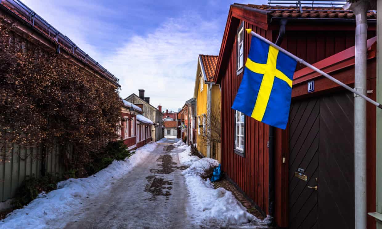 The historic centre of Gavle, Sweden