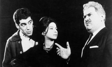 Gould with Barbra Streisand and Jack Kruschen in the 1962 Broadway play I Can Get it For You Wholesale. Photograph: Snap/Rex/Shutterstock