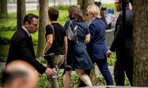 Hillary Clinton departs