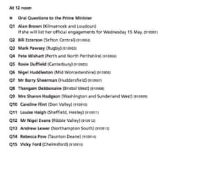 PMQs