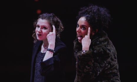 Ida Regan and Alyce Liburd in The Comedy of Errors (More or Less).