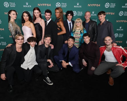 Group of people on red carpet