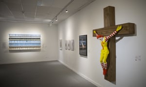 McJesus sculpture in Haifa Museum of Art