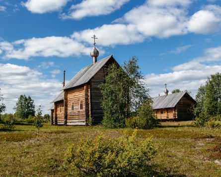 An Old Believers church in the abandoned town of Pustozyorsk, Nenets Autonomous Okrug, Russia.