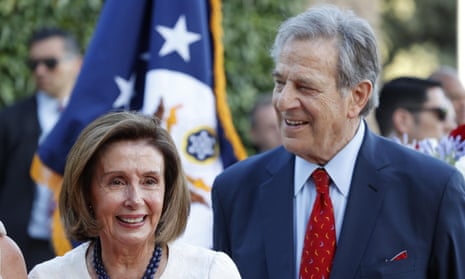 Paul Pelosi with his wife, the House speaker, Nancy Pelosi.