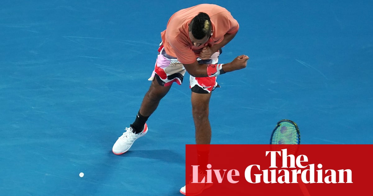 Australian Open: Rafael Nadal v Nick Kyrgios, plus Kerber goes out – live!