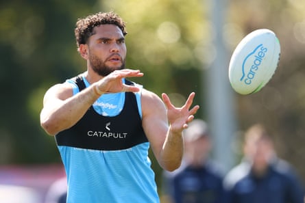 Xavier Coates trains ahead of the grand final.