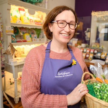 Chocolate shop owner Amy Bennett
