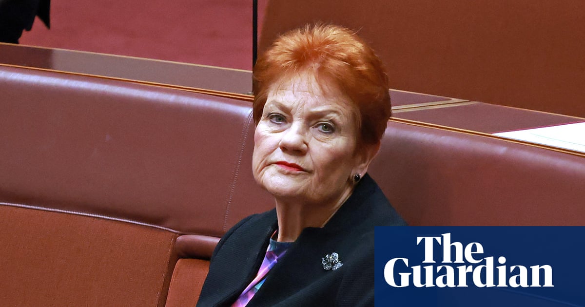 How Pauline Hanson courts UK’s far-right – and builds a global brand – with ‘pseudo events’ and publicity stunts