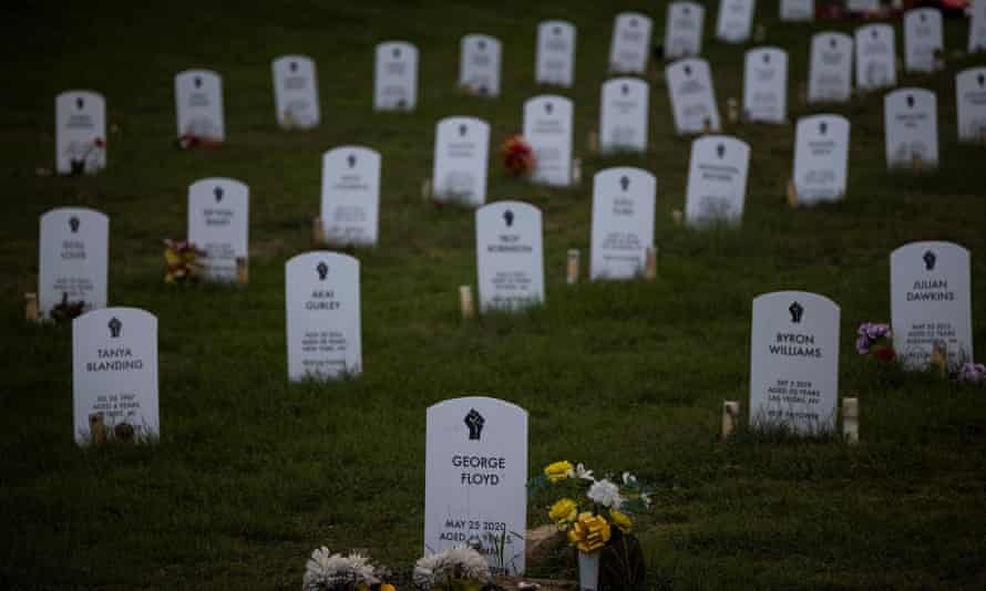 An art installation in Minneapolis, Minnesota, called Say Their Names honors people who were killed by police.