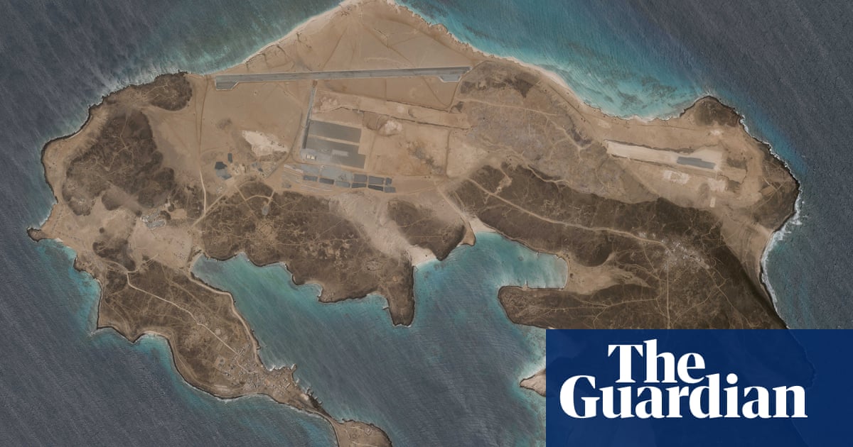 Mysterious airbase being built on volcanic island off Yemen | Yemen | The Guardian