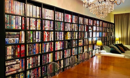 Olivia Bennett’s wall-to-wall VHS collection