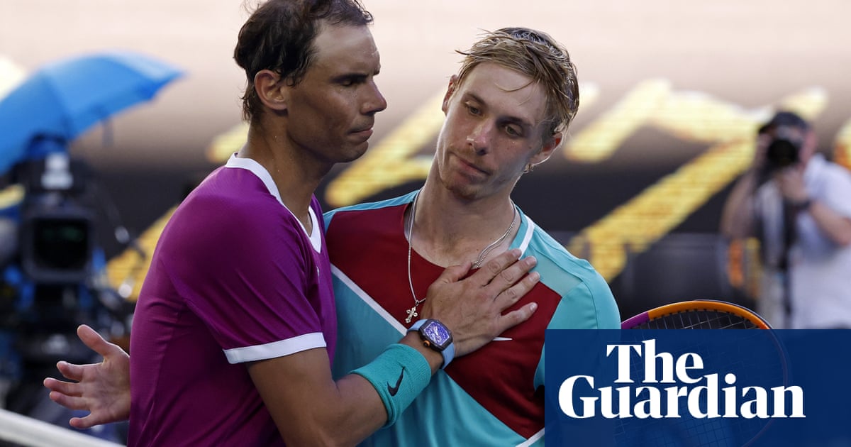 Shapovalov after defeat to Nadal: ‘It’s unfair how much Rafa is getting away with’ – video – The Guardian