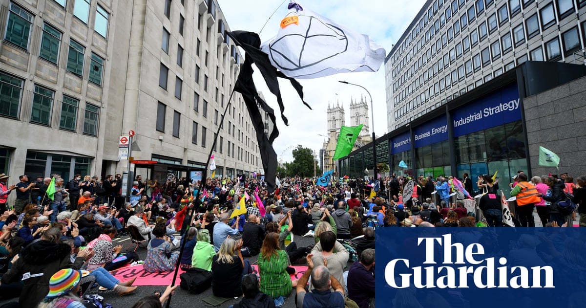 XR protesters tell UK government: ‘stop the harm’ of fossil fuels