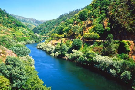 The valley of the Rio Sil, near Os Peares, in Ourense province.